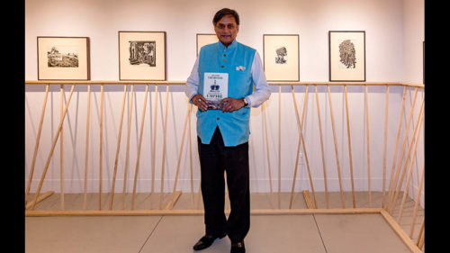 Dr. Shashi Tharoor at the DAG New York Gallery