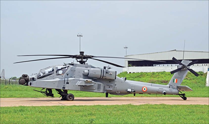Indian airforce Apache helicopter