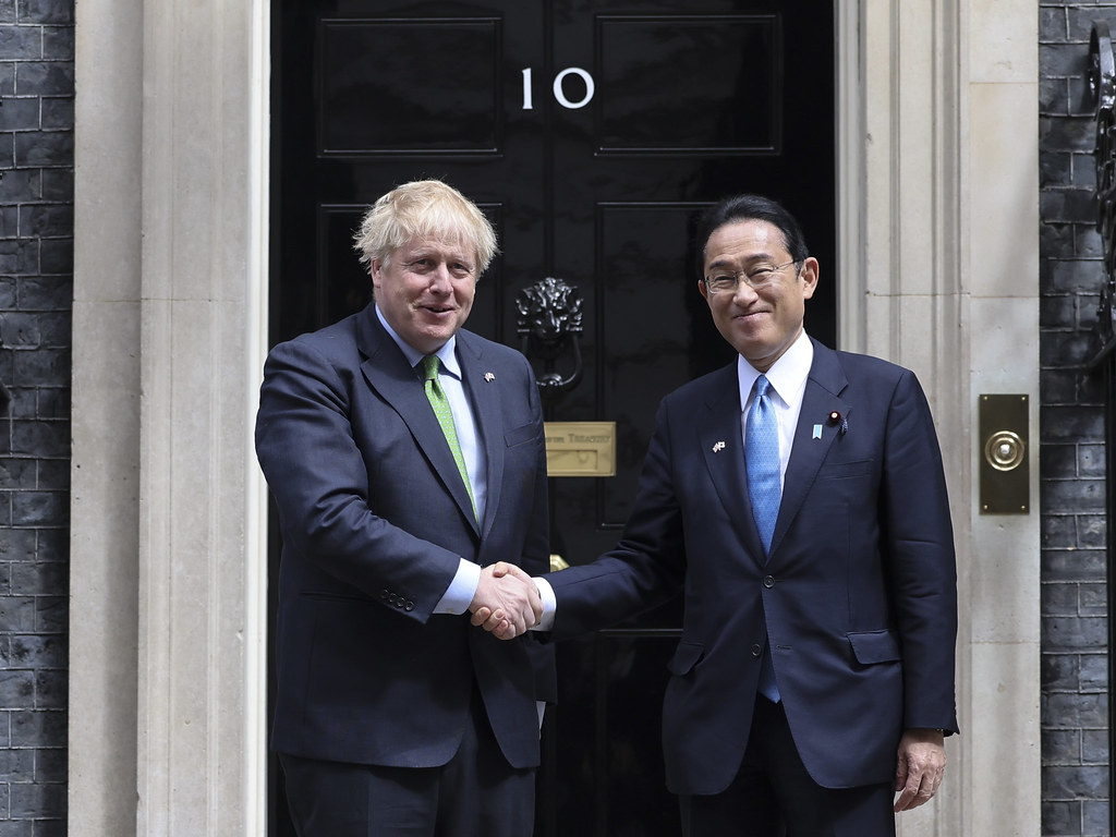 ボリス・ジョンソンが英国で岸田文雄首相と会談