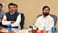Maharashtra CM Eknath Shinde chaired a meeting of the State disaster management department