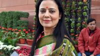 Mahua Moitra arrives to attend the Winter Session of the Parliament